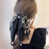 Summer floral Pattern Long Tail Scrunchies